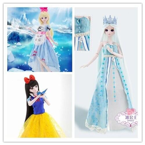 19'' BJD Doll 50cm Fashion Large BJD Doll Toys Cosplay Dress Clothes Shoes Makeup Fairy Doll Princess baby toys