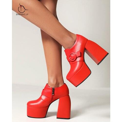 Женские ботинки SHENGCJY China At AliExpress