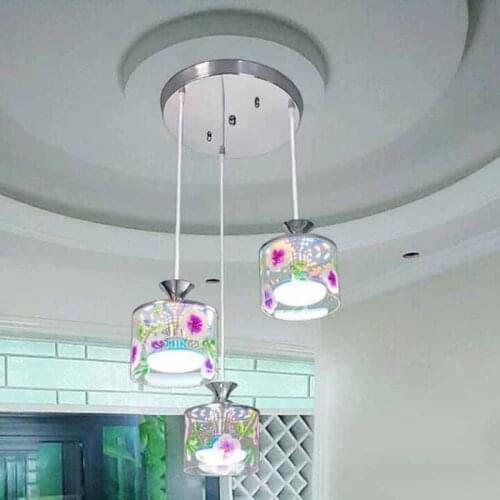 Modern led glass ball kitchen dining bar lighting light pendant lamp bedroom hanging lamp living room pendant light