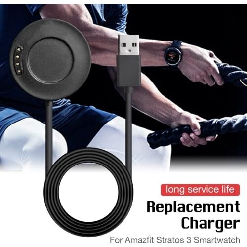 Sport Watch Charger USB Charging Cable Dock Charging Base For Amazfit Stratos Watch Charging Dock For Smart Watch