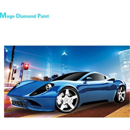 Sports Car Diamond Painting Round Full Drill Cartoon Children Racing Nouveaute DIY Mosaic Embroidery 5D Cross Stitch Home Decor