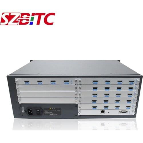 SZBITC Video Wall Controller 4x20 HD Matrix with Seamless Switching PIP Roaming For LCD,TV Solt Card Design