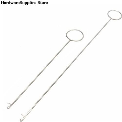 1PCS Stainless Steel Sewing Loop Turner Hook For Turning Fabric Tubes Straps Belts Strips for Handmade DIY Sewing Tools