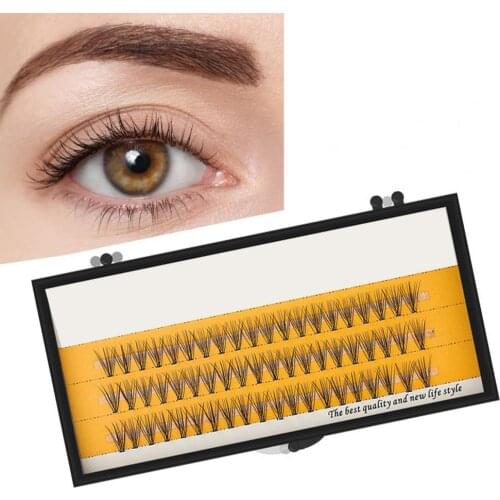 10Pcs/Set False Eyelashes Air Grafted Natural Fiber Makeup Eye Lashes for Dressing Room