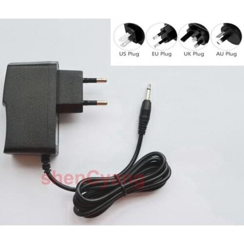 100pcs AC100-240V to DC 6V 1A 800mA Power Supply Adapter AUX 3.5 Audio Charger For Convenient handheld electronic sewing machine