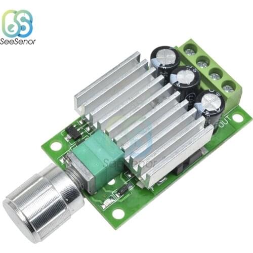12V-30V 10A PWM DC Motor Speed Controller 12V 24V Adjustable Speed Regulator Dimmer Control Switch for Fan Motor LED Light