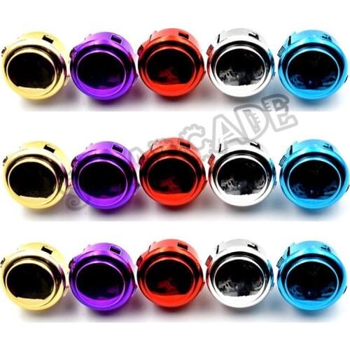 15pcs copy Sanwa OBSJ 30mm Push button Metallic snap in