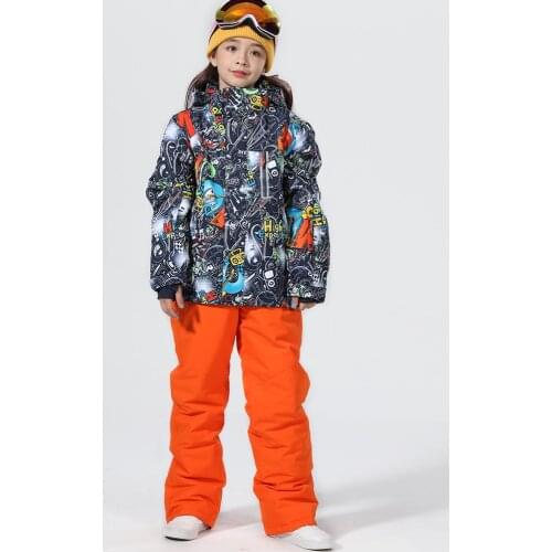 Ski Suits Kids Winter Suit Boys Ski Suit Girls Snowboard Jacket Snow Pants Boys Winter Sport Suit Kids Skiing Snowboard 6-16T