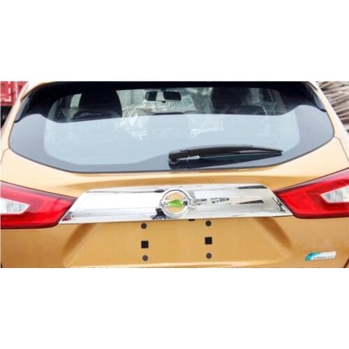 ABWAI ABS Chrome Car Above Rear Trunk Lid Cover Trim Fit For Nissan Qashqai J11 2016 2017 2018 2019 Car Styling Accessories