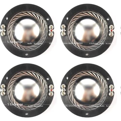 4PCS Aluminum Diaphragm Fit For Altec Lansing Speaker 604 802 804 8Ohm or 16 Ohm