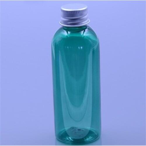 Free shipping 10ps 80ml Empty lotion refillable bottle with Aluminum cap for shampo body wash cream bottle in high quality