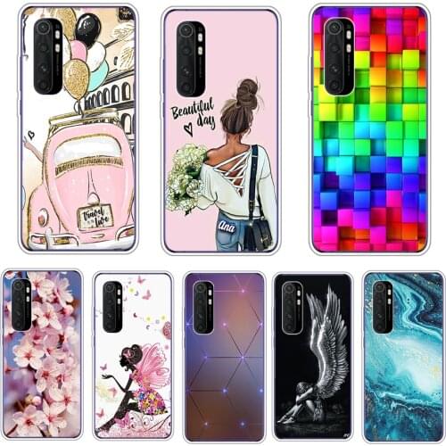 Case For Xiaomi Mi Note 10 lite Case Note10 Pro Silicone Back Cover Soft Phone Case For Xiaomi Note 10 lite Case Coque