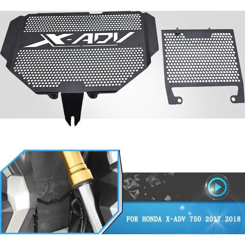 For HONDA X-ADV750 XADV xadv X-Adv 750 2017 2018 2019 Motorcycle Accessories CNC Aluminum Radiator Grille Guard Cover Protector