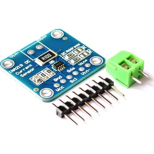 INA219 Bi-directional DC Current Power Supply Sensor SOT23 Breakout Module DIY 3V-5V IIC I2C Power Monitoring Sensor Module