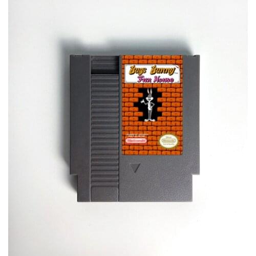 Bugs Bunny Fun House - Game Cartridge For NES Console 72 Pins 8bit