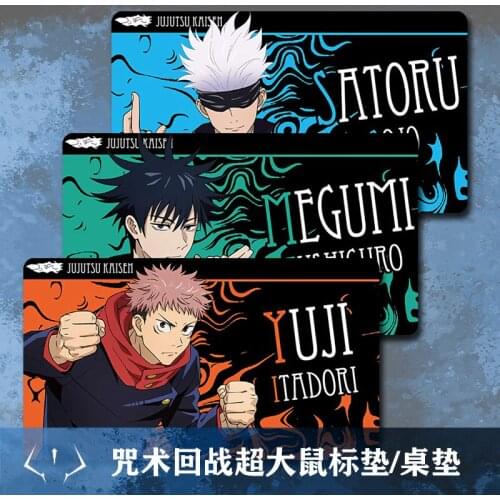 Anime Jujutsu Kaisen Mouse Pad Gojo Satoru Itadori Yuji Cosplay Large Keyboard Mouse Pad Otaku Laptop Desk Gaming Play Mat Gifts