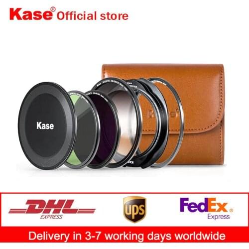 Kase Wolverine Magnetic Filter Master kit III ( CPL / GND / ND1000 / Circular Filter Holder / Lens Cap & Filter Bag )