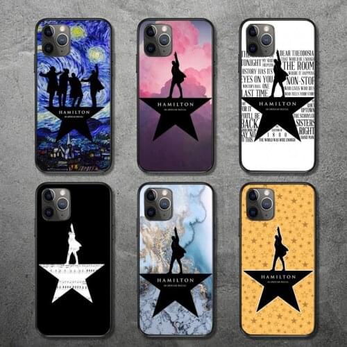 Hamilton Musical Lyrics fashion Phone Case for iPhone 12 11 mini pro XS MAX 8 7 6 6S Plus X 5S SE 2020 XR