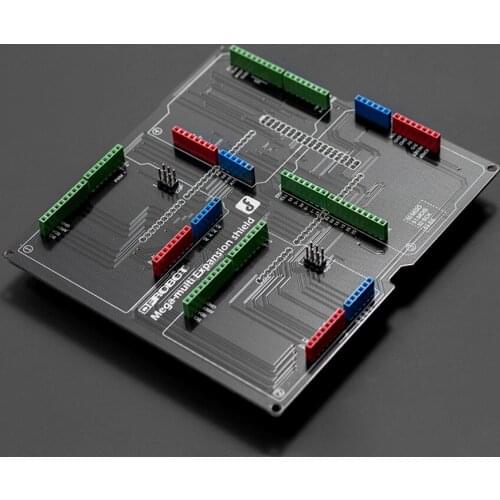 DFRobot Mega I/O Multi - Expansion shield Support 4 shields Compatible with Arduino Mega1280/2560/ADK for 3D printing robot etc