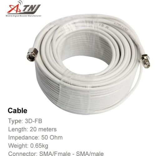 New Arrival !!Top Quality ,ATNJ 3D-FB 20m SMA/Female/SMA-Male Coaxial Cable