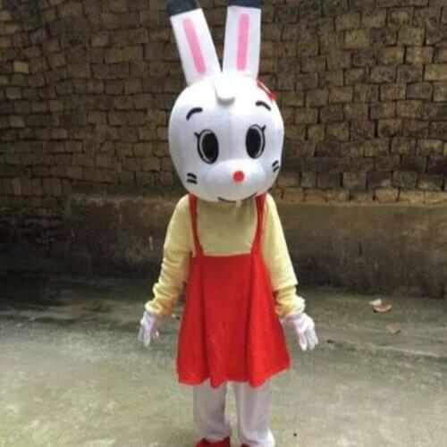 New Happy Carnival Mascot Easter Cartoon Bunny Cosplay Performance Costume Adult Use Halloween Advertising Parade Set