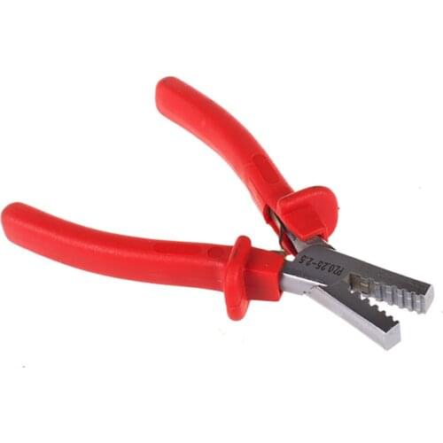PZ 0.25-2.5mm Tubular Crimping Plier Needle Crimper Tool Nickel-chromium Alloy Steel Cold Press Pliers Cable End-sleeves Plier