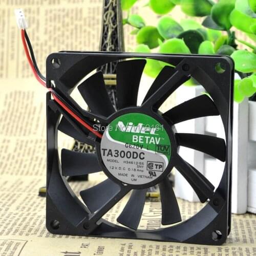 Original Nidec TA300DC H34612-55 8015 12v 0.18a 8cm cooling fan