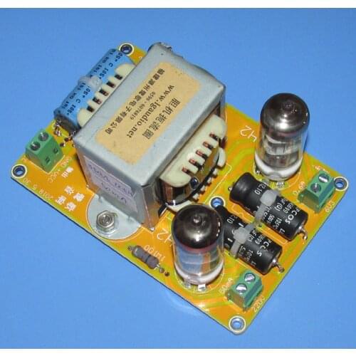 The tube front stage uses 6H2 high-voltage full-wave rectifier filter board LG239F, the sound is charming and aura