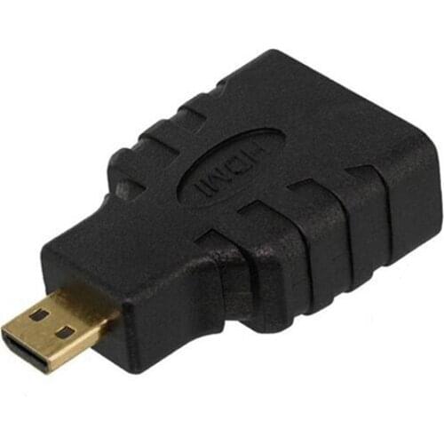 Micro HDMIs Male to HDMIs Female Type D to Type A Adapter Connector for HDTV V1.4 Wearable Devices Accessories