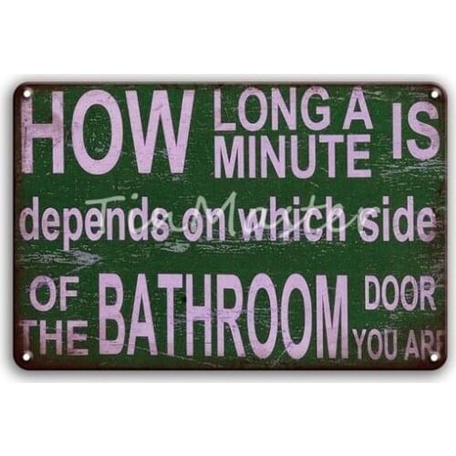 WARNING NO TRESPASSING Metal Wall Art Tin Sign Vintage Farmhouse Home Decor Retro Home Rules Bar Pub Garden Living Room Decor