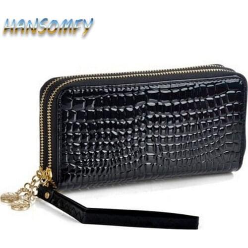 Dropshipping Women Long Wallet Lady Leather Wallet Clutch Handbag Checkbook Purse Tassel Purse Women Long Leather Wallet CY-57