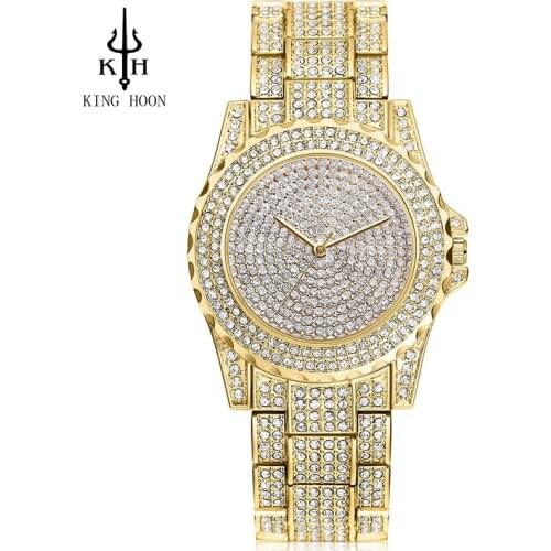 Luxury Brand Lady Gold Watches Women Full Stainless Steel Wristwatches Magic Women Bracelet Watch Ladies Wrist Watch Female
