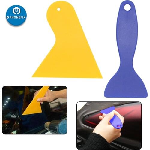 Car Scraper Car Film Sticker Scraper Glass Scraper Cleaning Tool for Auto Sun Insulation Film Computer Screen Filming Tool