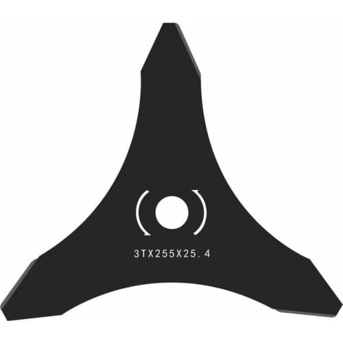 3 Teeth Trimmer Blade Weeder Triangular Sharp Good Toughness Carbon Steel Durable 3 Teeth Cutter Bush Garden Tool Parts