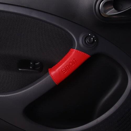 Car Door inner handle handle protector cover For Mercedes 15~18 Smart 453 Fortwo Car Interior Modification accessories