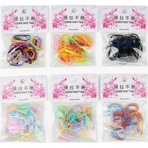 100Pcs/Bag Colorful High Elasticity Pet Hair Rubber Band Dog Cat Hair Accessories DIY Hair Bows Grooming Hairpin Accessories