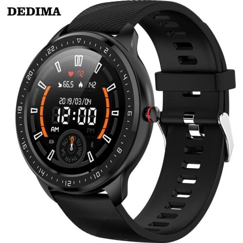DEDIMA Smart Watch Men Women IP68 Waterproof Bluetooth 5 Sleep Monitor Fitness Heart Rate Tracker SmartWatch Android IOS