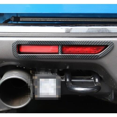 For Ford Raptor F150 2017 2018 2019 2020 Chrome Car Rear Fog Lamp Cover Foglight Trim Light Frame Strips Exterior Accessories