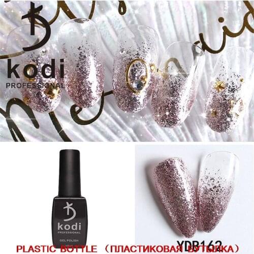 KODI Sparkling Gel Nail Polish 12ML Reflective Glitter Nail Gel Semi Permanent Nail Art Varnish For Manicures Need Base Top Coat