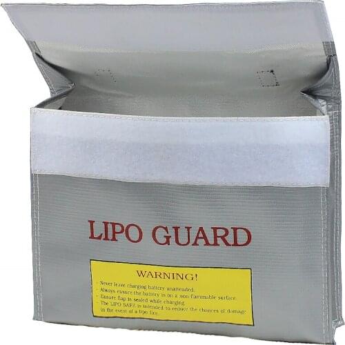 JMT 195x65x240mm Fireproof RC LiPo Battery Portable Explosion-Proof Safety Bag Safe Guard Charge Sack With Handle