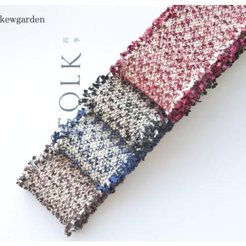 Kewgarden Burr Woven Satin Ribbons 2" 50mm Handmade Tape DIY Bowknot Craft Supplies Material Ribbon 2 Meters