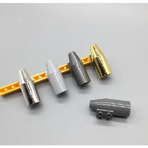 MOC technology building block mechanical sports car exhaust port 4868 plane jet engine DIY creative childrens gift