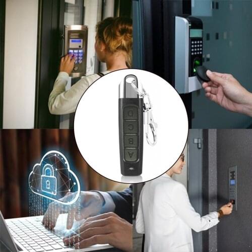 Copy 433 Frequency Garage Door Remote Control 433MHZ Cloning 4-key Car Rolling Code Gate Remote Control Duplicator