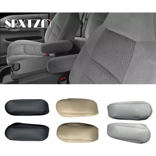 For Ford F250 F350 Excursion Lariat 1999 2000 2001 2002 2003 2004 2005 2006 2007 Leather Seat Armrest Cover