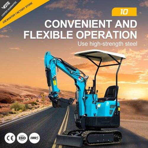 Wholesale 1 Ton Chinese Mini Excavator High Quality Hydraulic Digger Eco Friendly