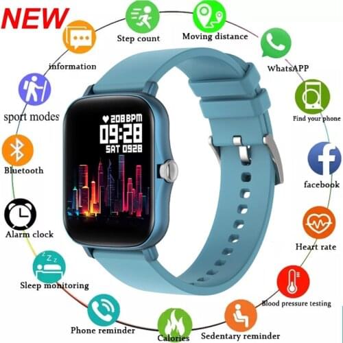 2021 Newly Upgraded Y20 Smart Watch Men Rotate Button IP67 Smartwatch 1.7 Inch HD Screen Sports Women Smartwatch 24H Heart Rate