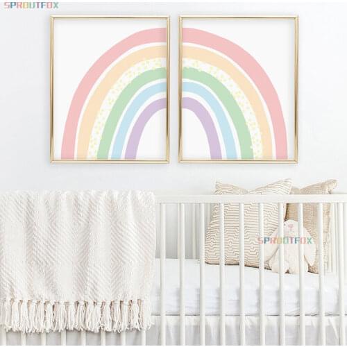 Sproutfox Wall Watercolor Paintings