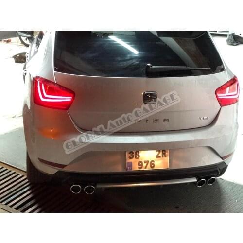 For Seat Ibiza Mk4 2008-2017 Diffuser Rear Bumper Extension Attachment Car Styling Auto Universal Sill Spilitter Accessory Lip