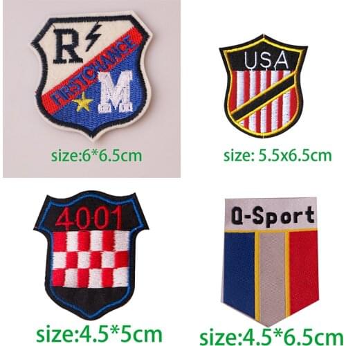 U.S. Air Force Army Tactical Totem Sign Shield icon Embroidered Applique Patches for Clothing DIY Iron on Badge on the Backpack