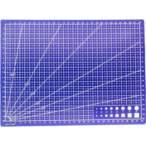 1 PCS A4 Grid Lines Cutting Mat Craft Card Fabric Leather Paper Board Handmade Diy Accessory Cutting Plate